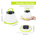 linterna solar de campamento USB inflable